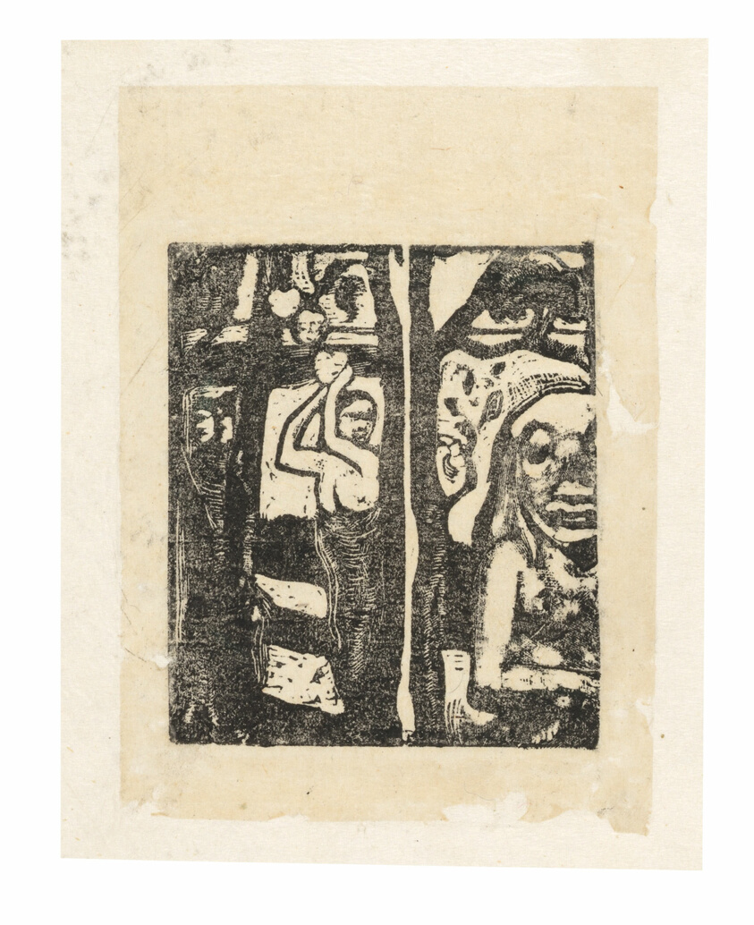 Woman Picking Fruit and Oviri