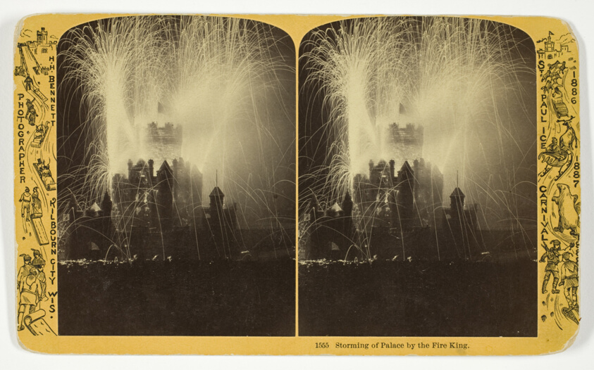 Storming of Palace by the Fire King, No. 1555 from the series "St. Paul Ice Carnival"