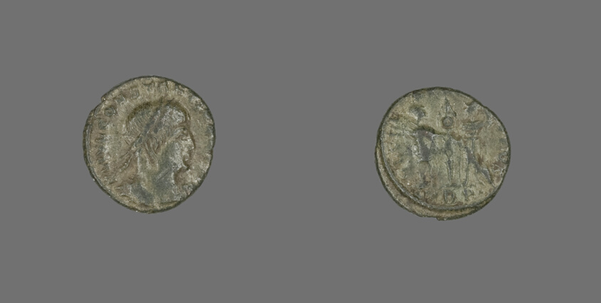 Coin Portraying Emperor Constantius II