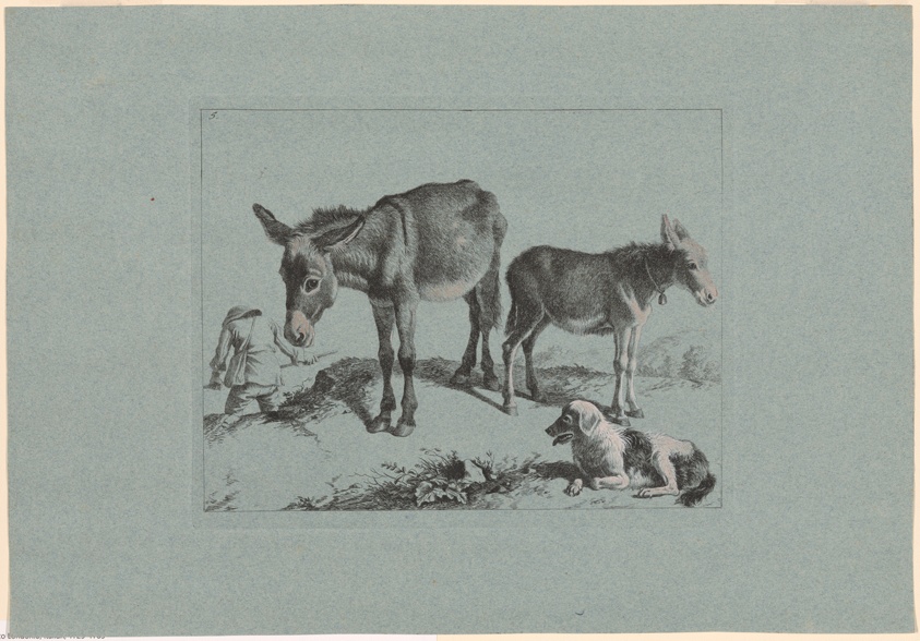 Plate 5, from The Set of 12 Pastorals Scenes