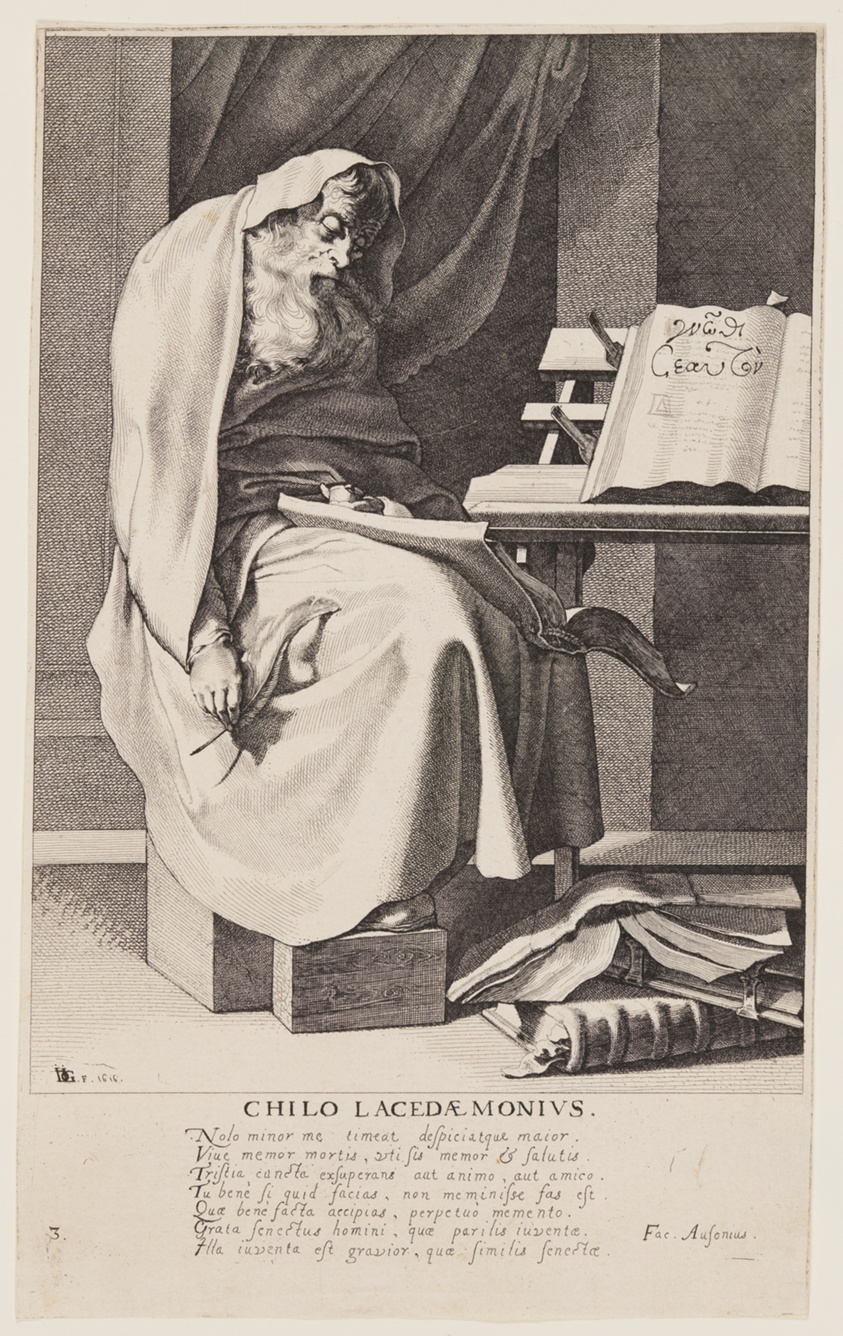 Chilo Lacedaemonius, from Seven Wise Men of Greece