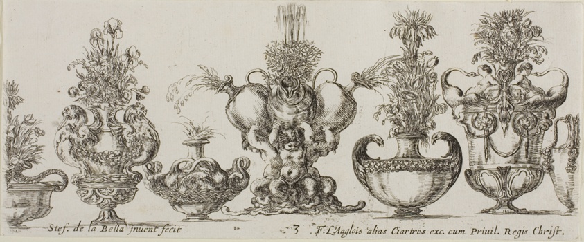 Plate Three from Collection of Various Vases