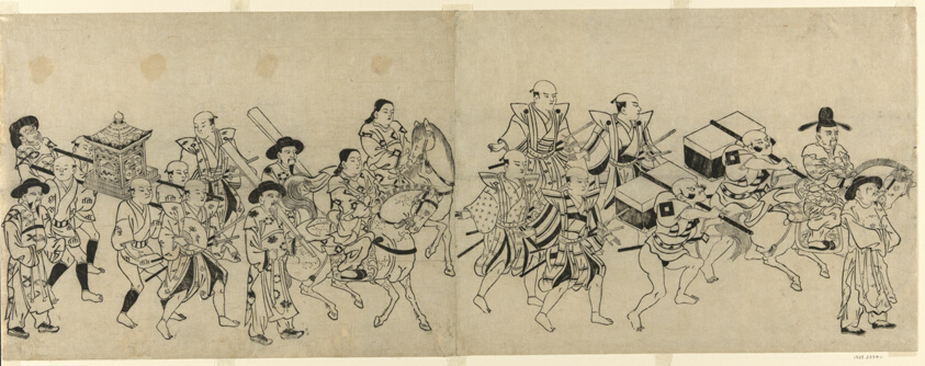 Arrival of the Korean Embassy in Edo