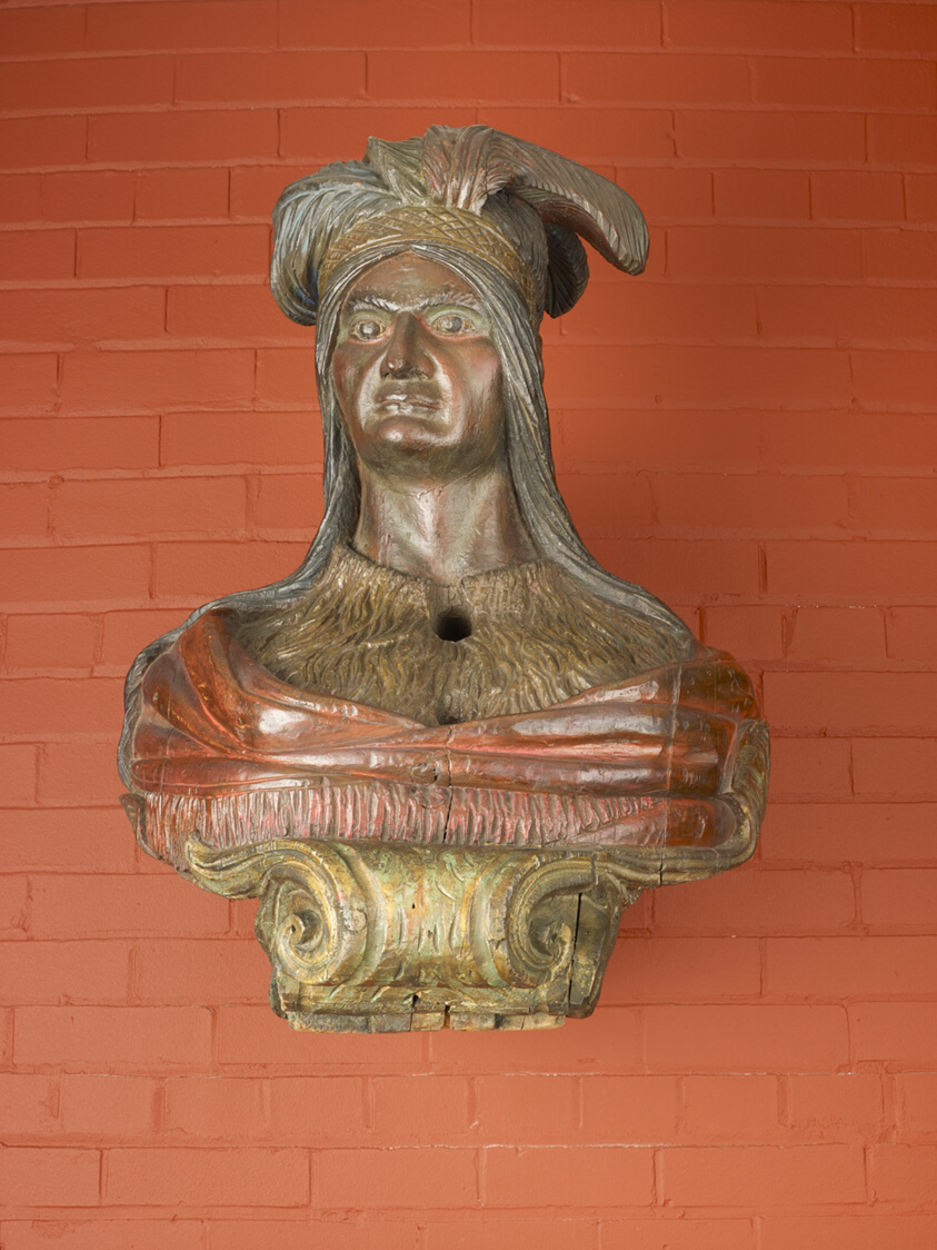 Ship Figurehead: Native American Bust