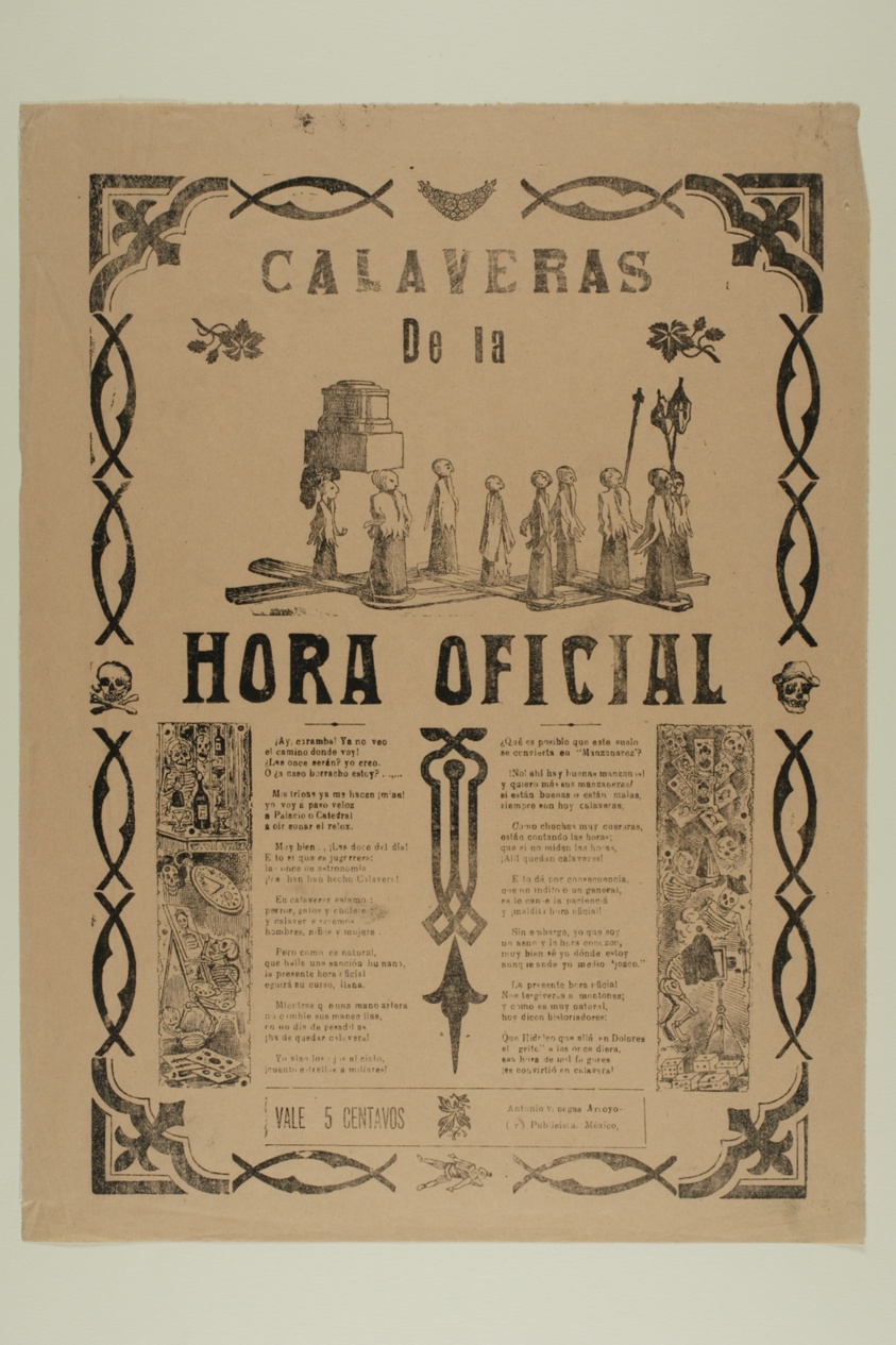 Calavera de la hora oficial (Calavera of the Official Time)