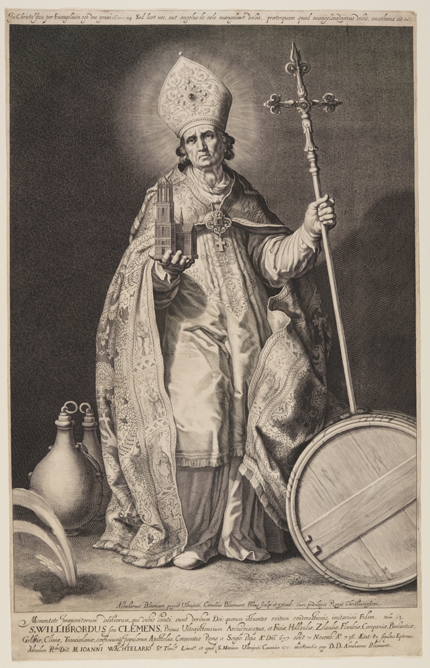 St Willibrord, plate 2, from The Bishops of Utrecht
