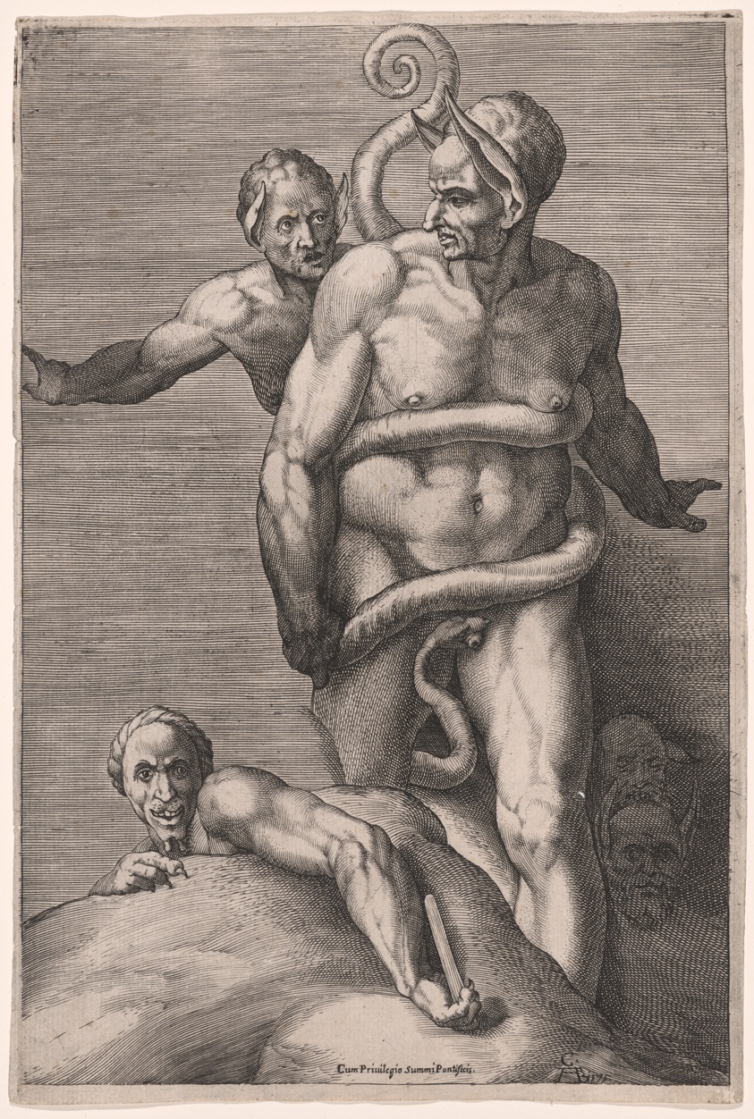 Minos and Demons, from the Last Judgment