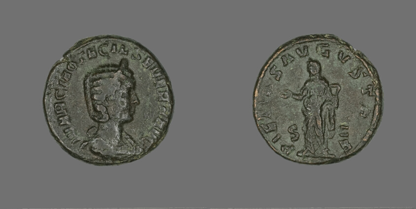 Coin Portraying Empress Otacilla Severa