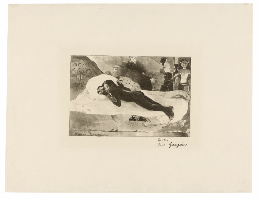 Manao tupapau (She Thinks of the Ghost or The Ghost Thinks of Her), from L’estampe originale
