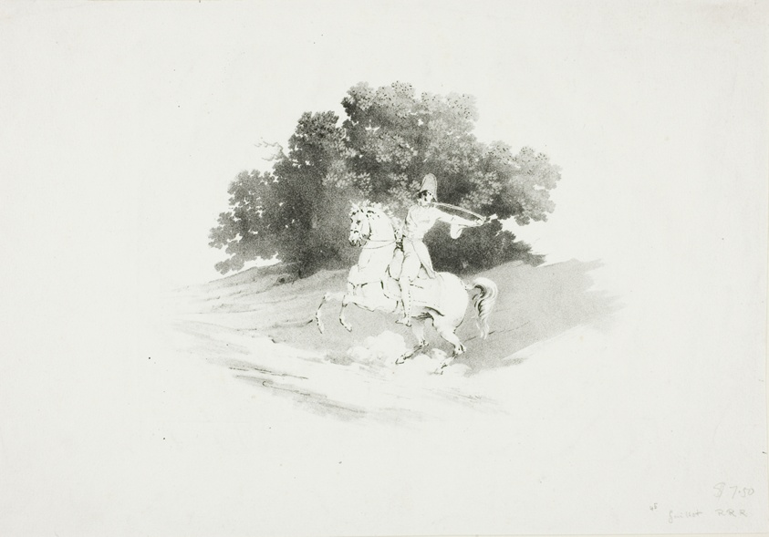 Trumpeter on Horseback