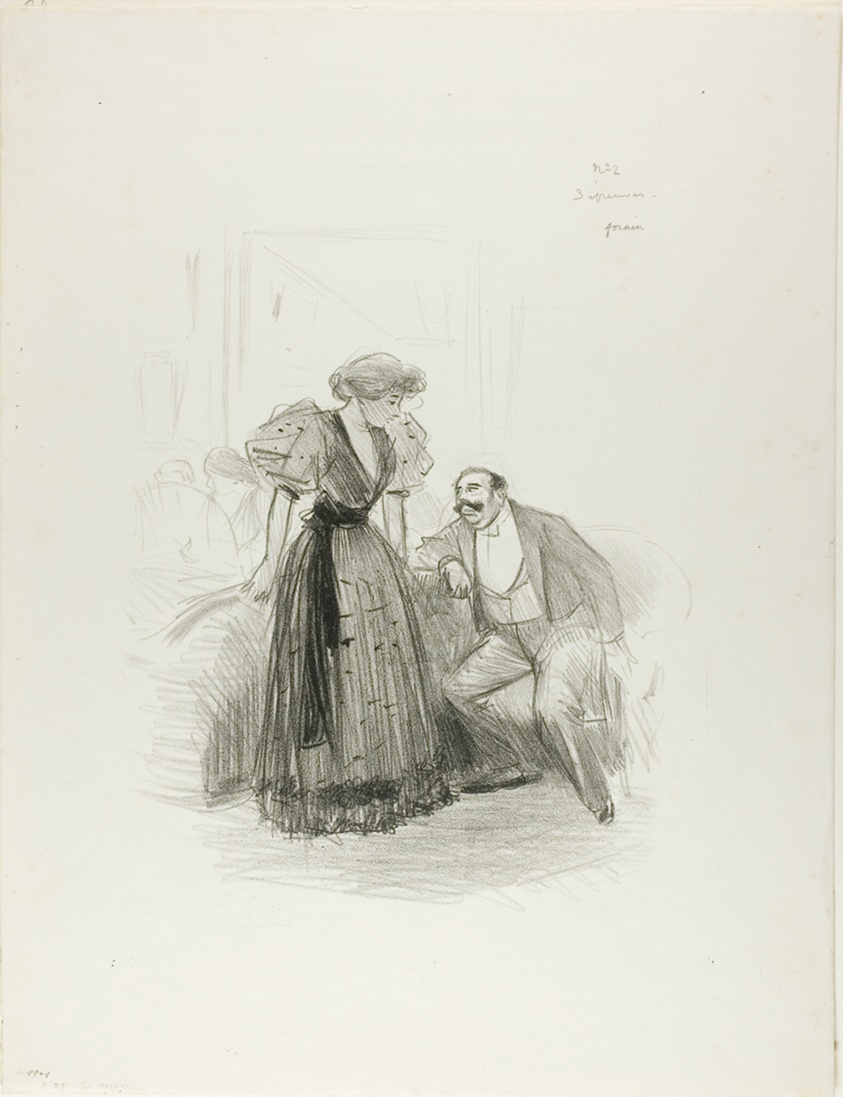 At an Evening Party