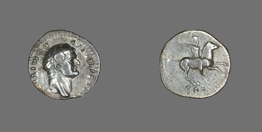 Denarius (Coin) Portraying Emperor Domitian