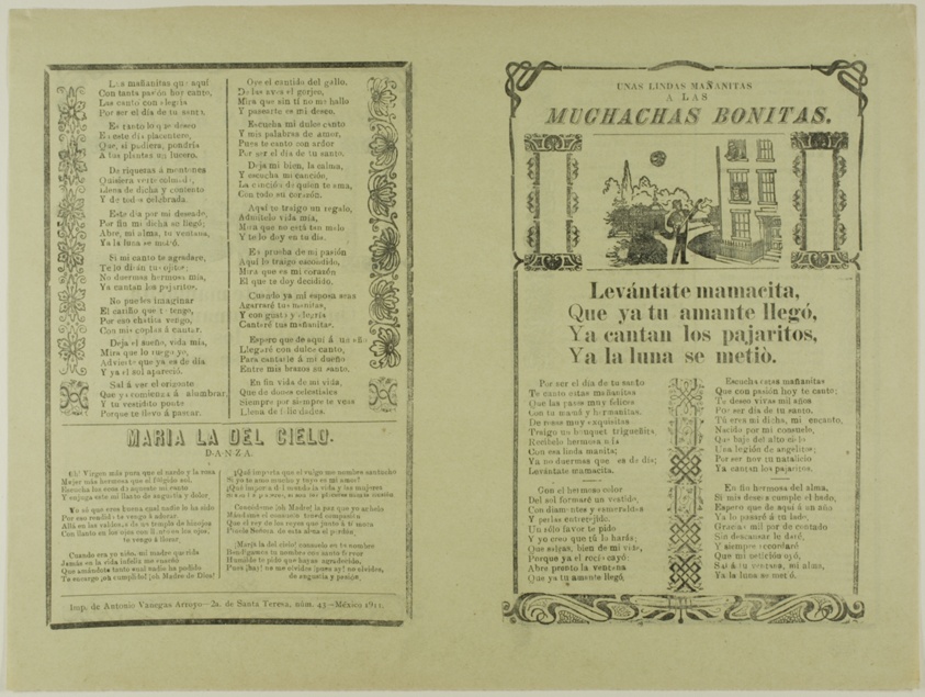 Unas lindas mañanitas a las muchachas bonitas (A Lovely Serenade for the Pretty Ladies)