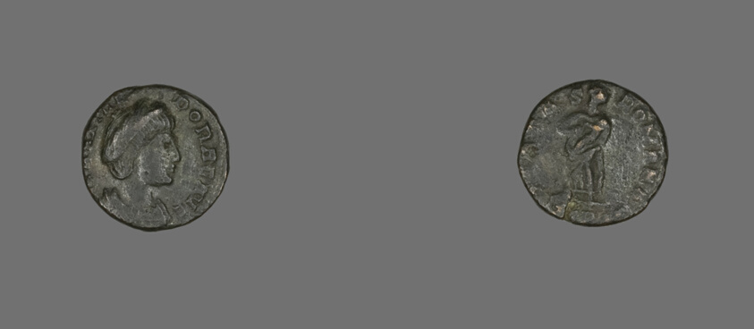 Coin Portraying Empress Theodora