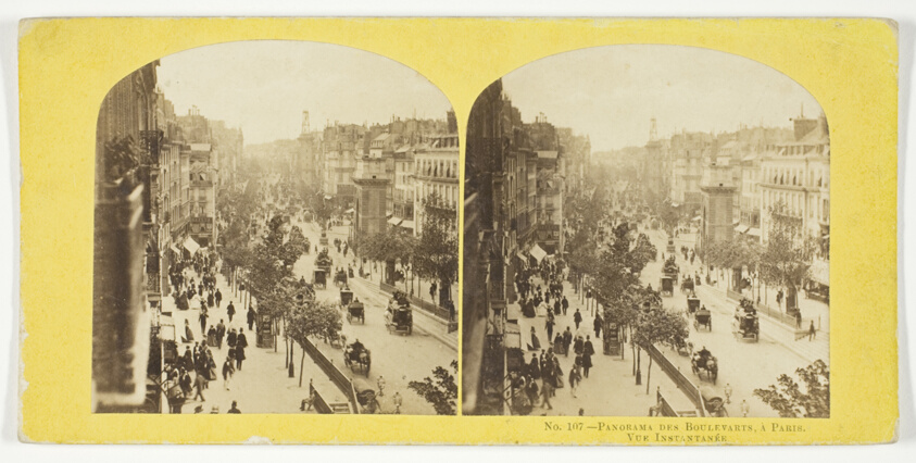 Panorama des Boulevarts, A Paris