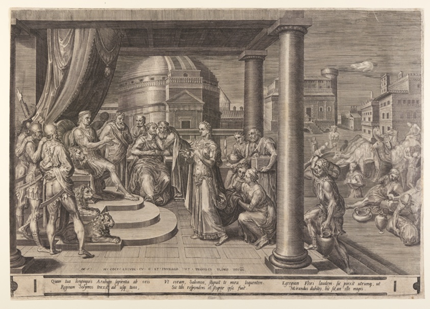 The Queen of Sheba before Solomon