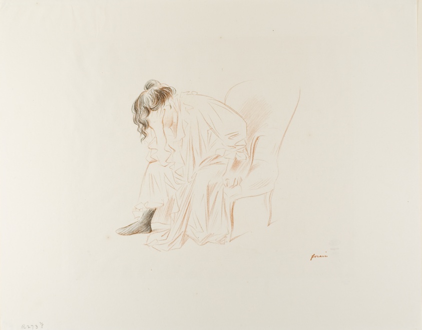 Seated Woman, Head in Right Hand