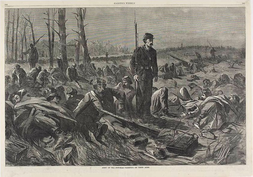 Army of the Potomac—Sleeping on Their Arms