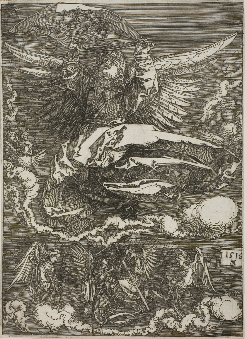 Sudarium Spread Out by an Angel