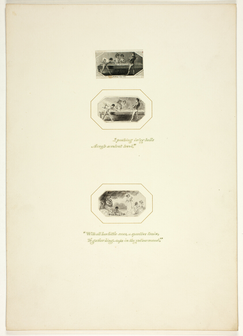 Study for a plate from The Task