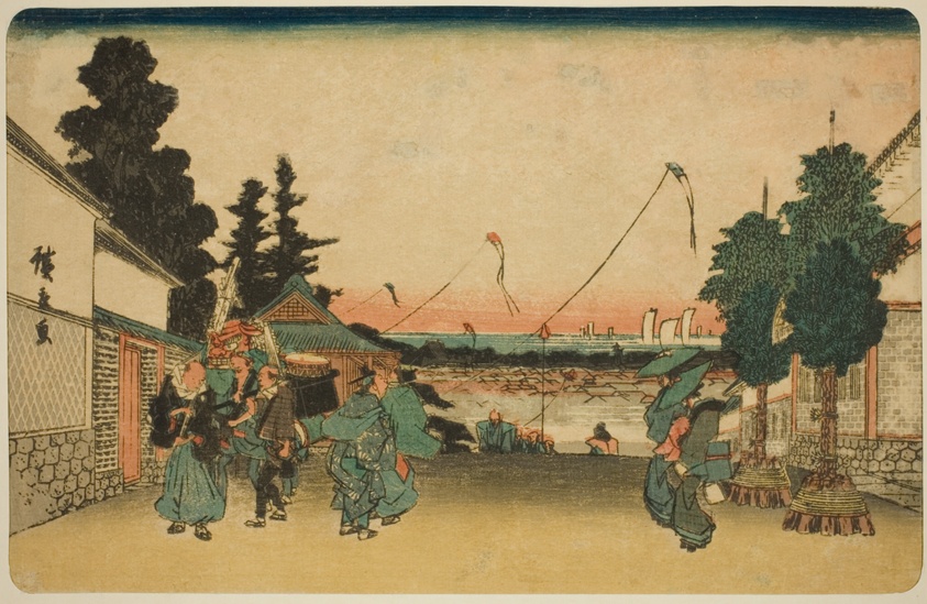Kasumigaseki, from the series "Famous Places in Edo (Koto meisho)"