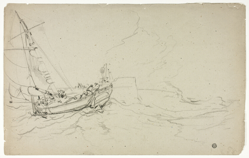 Fishing Boats at Sea