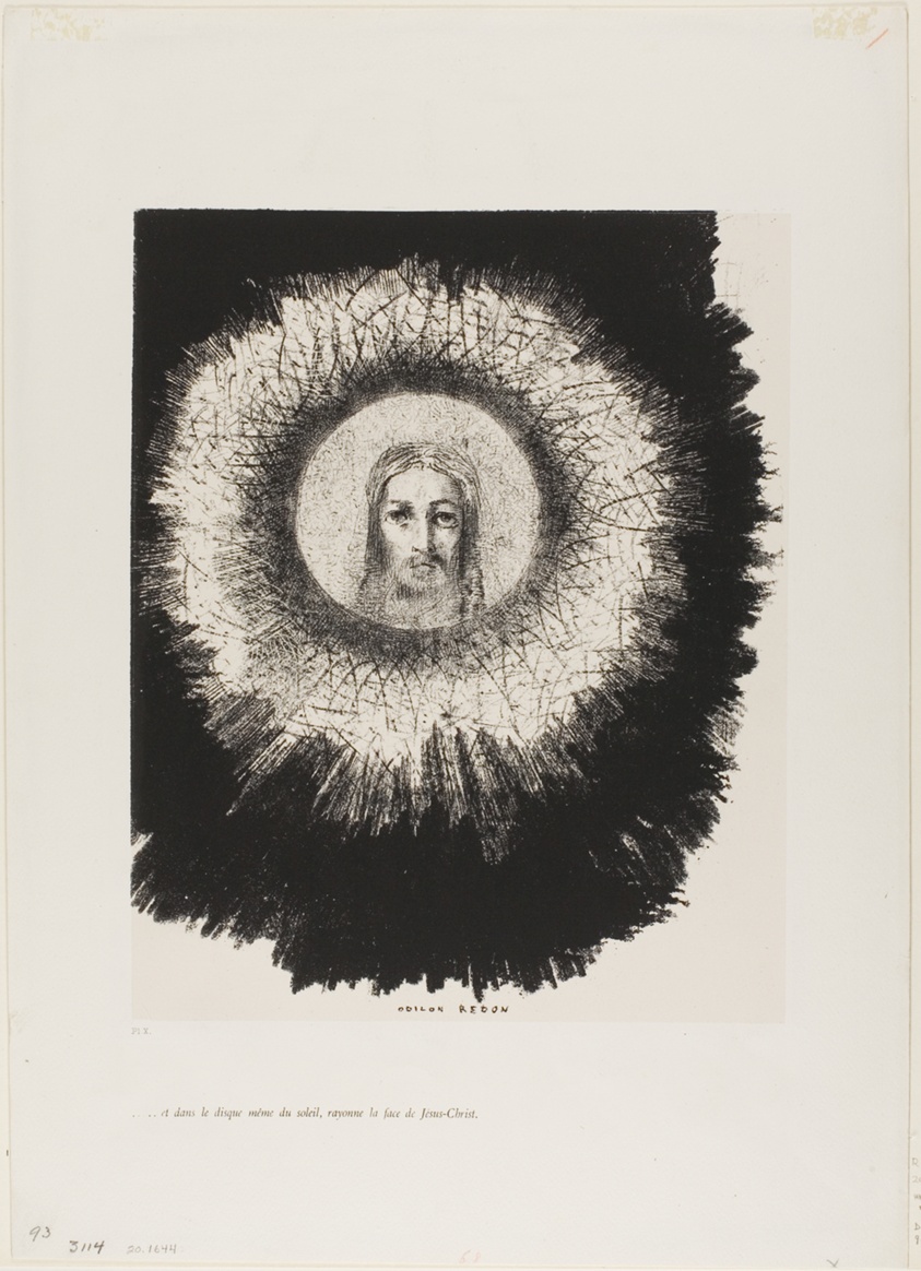 And in the Very Disk of the Sun Lights the Face of Jesus Christ, plate 10 from The Temptation of Saint Anthony (1st series)