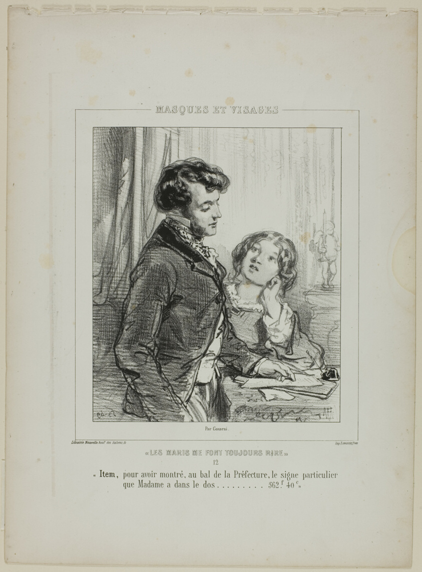 Les maris me font toujours rire: Item, pour avoir montré, au bal de la Préfecture...