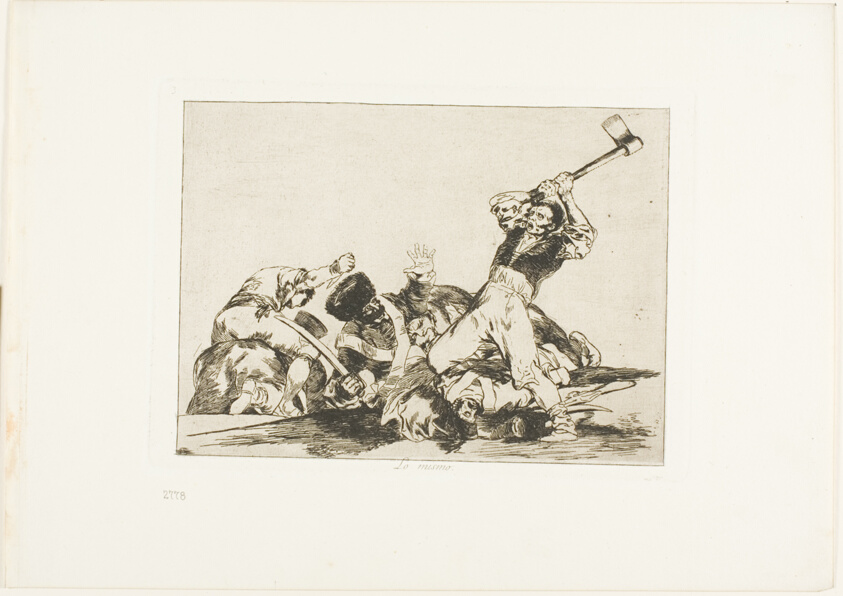 The Same, plate three from The Disasters of War