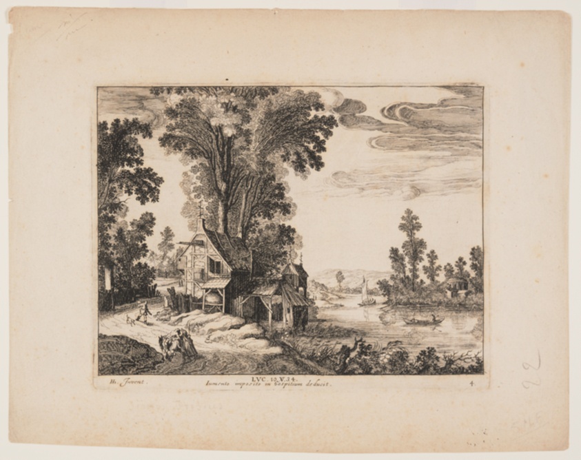 The Samaritan Approaches the Inn, from Landscapes with the Story of the Good Samaritan