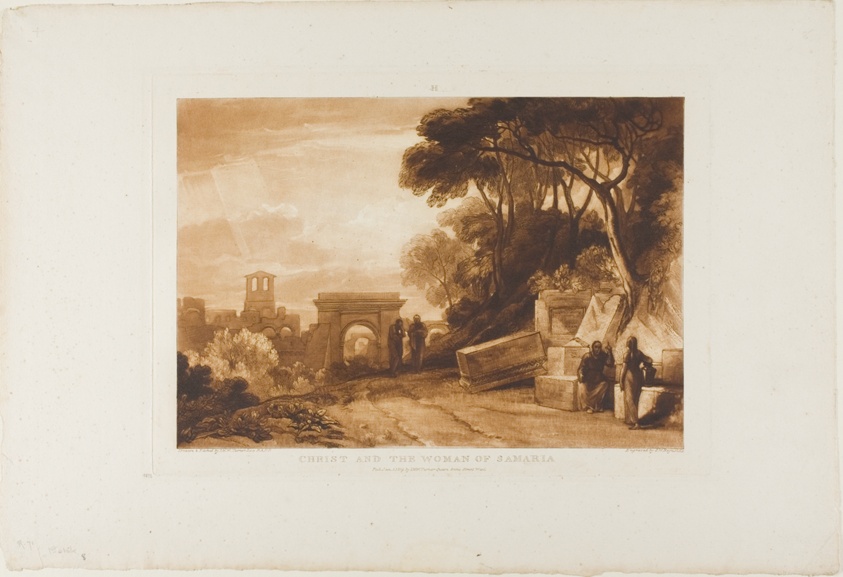 Christ and the Woman of Samaria, plate 71 from Liber Studiorum