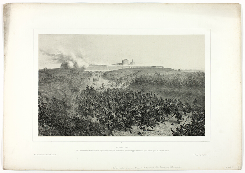 April 30, 1849, from Souvenirs d’Italie: Expédition de Rome