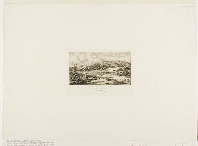 The Little French Colony at Akaroa, 1845