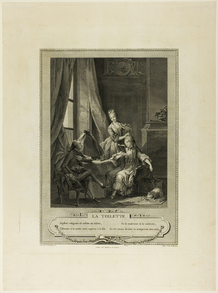La Toilette (The Toilette, from Monument du Costume Physique et Moral de la fin du Dix-huitième siècle)