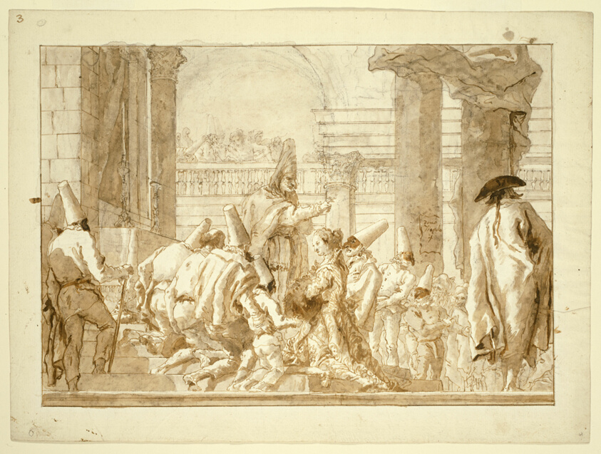 The Marriage of Punchinello's Father, from the series Divertimento per li regazzi (Entertainment for Children)