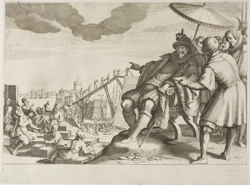 The Grand Duke Fortifies the Port of Livorno, from The Life of Ferdinando I de’ Medici