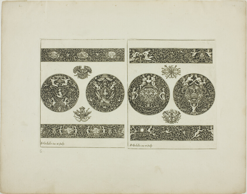 Plate Six, from Book of Ornament