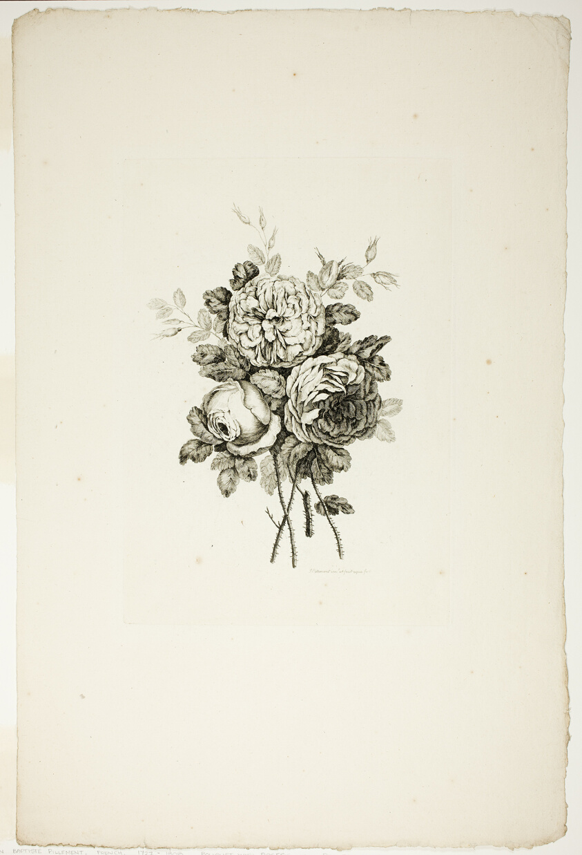 Bouquet with Roses, from Recueil de differents bouquets de fleurs