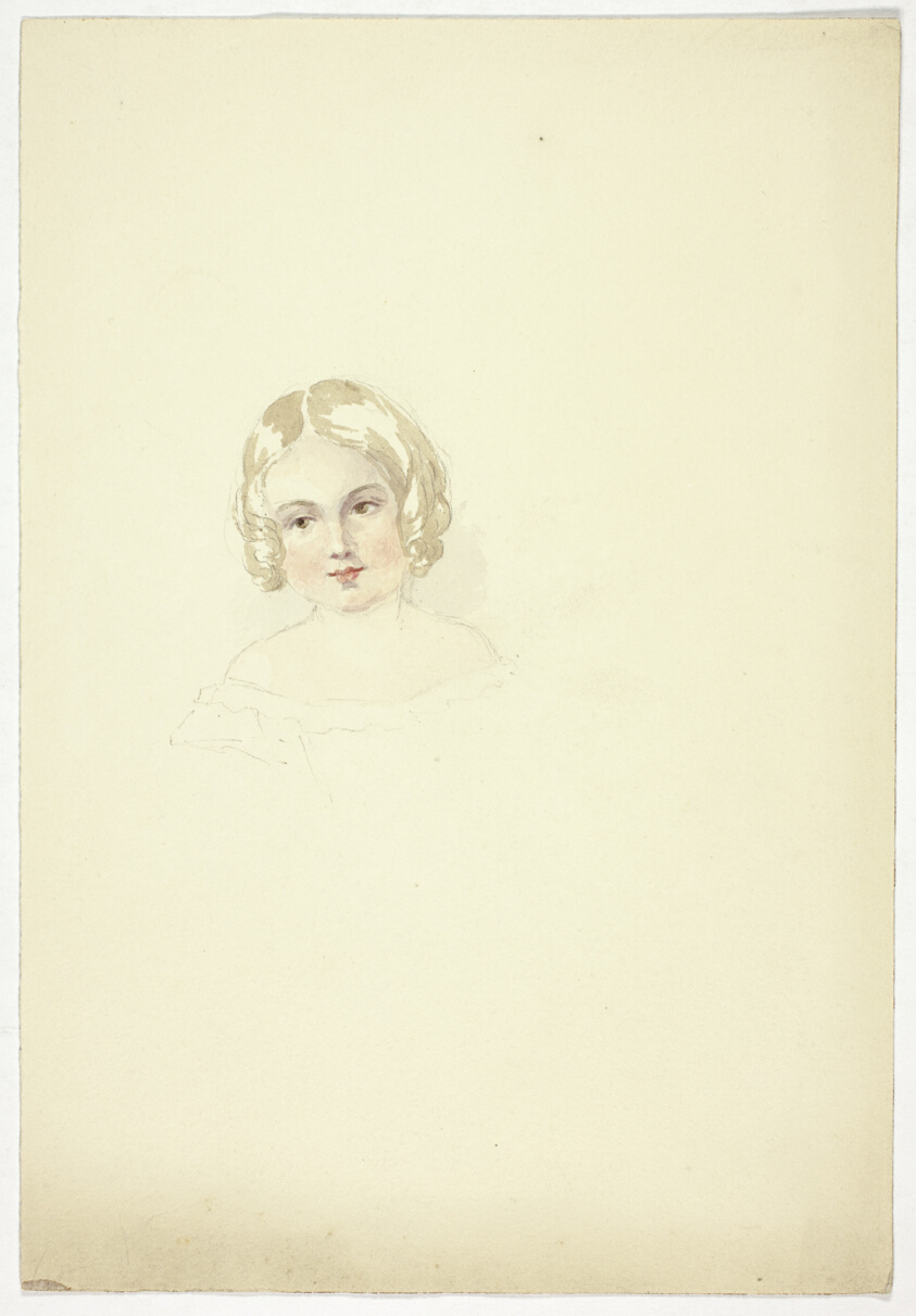 Portrait Head of a Young Girl