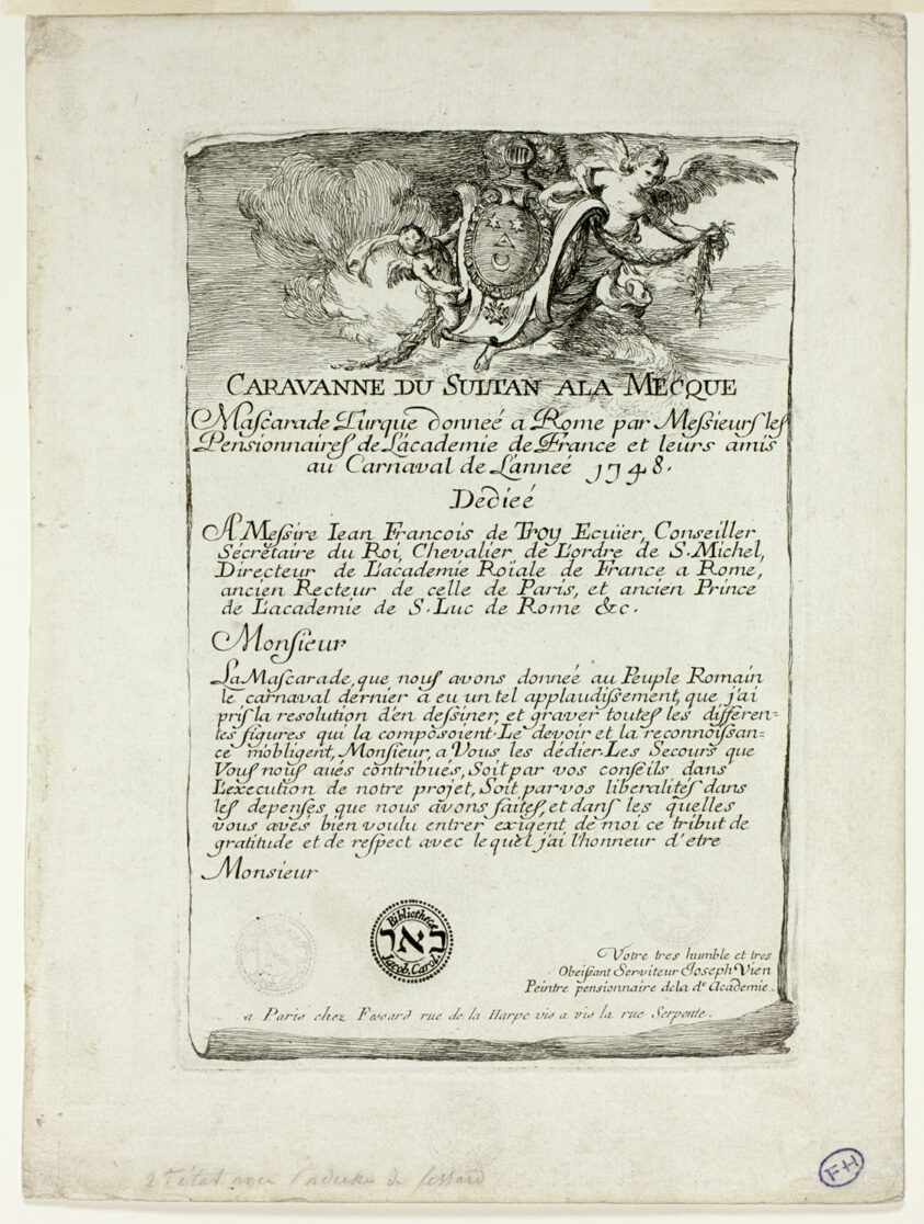 Title Page, from Caravanne du Sultan à la Mecque