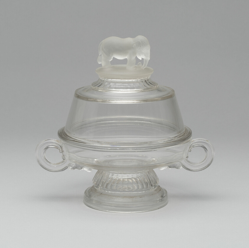 Jumbo/Elephant Covered Butter Dish