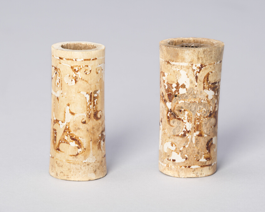 Pair of Tubular Beads