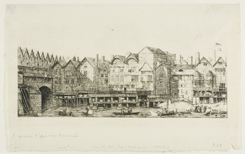 View of Part of the City of Paris toward the Close of the XVII Century