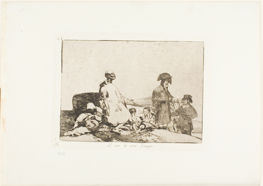 Perhaps they are of another breed, plate 61 from The Disasters of War