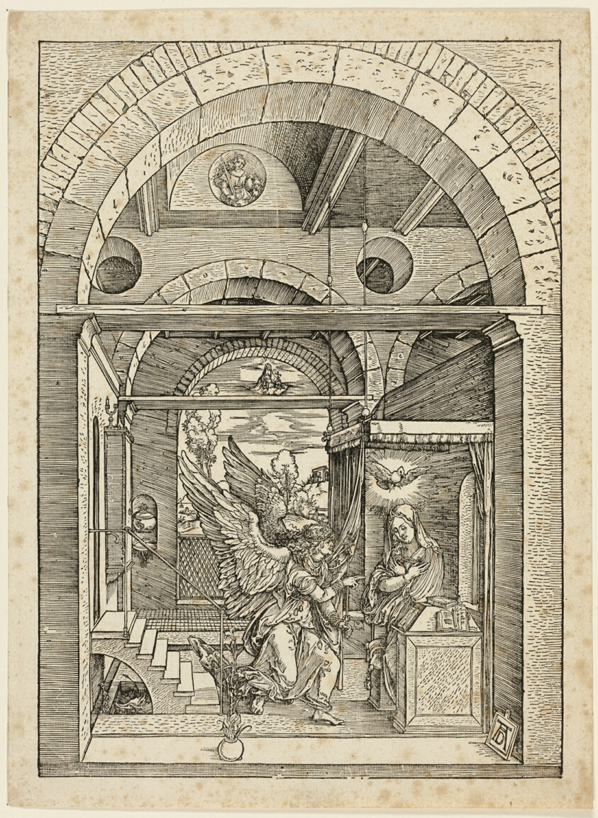 The Annunciation, from The Life of the Virgin