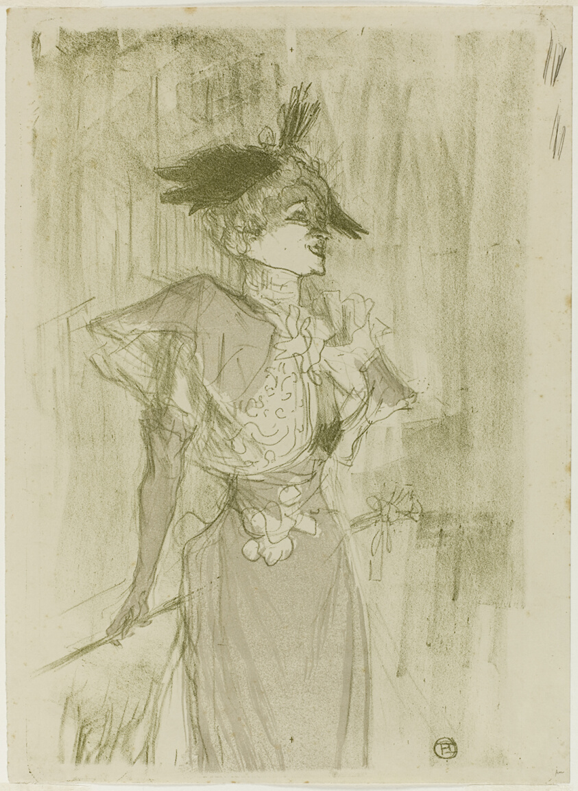 Mademoiselle Marcelle Lender, Standing