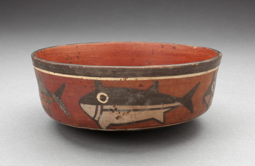 Bowl Depicting Shark or Killer Whale