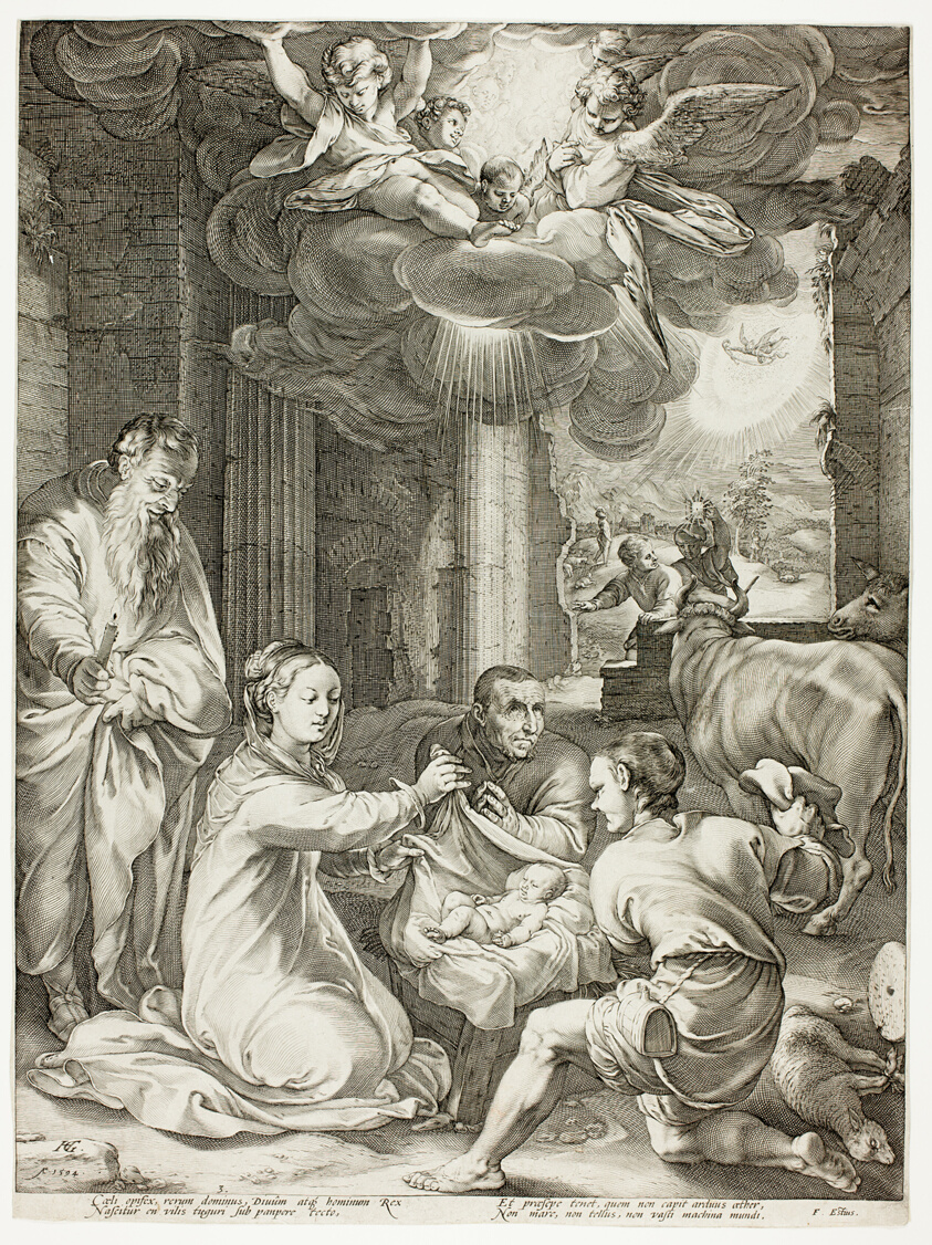 The Adoration of the Shepherds, plate three from The Birth and Early Life of Christ