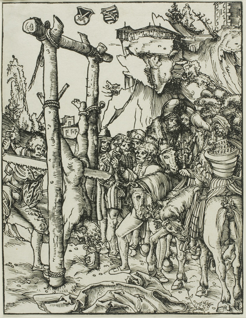 Saint Simon, from The Martyrdom of the Apostles