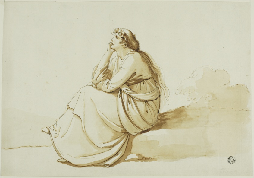 Seated Woman in Profile